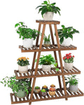 4 Tier A Frame Wood Plant Stand