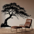 24" Black Bonsai Tree Metal Wall Art