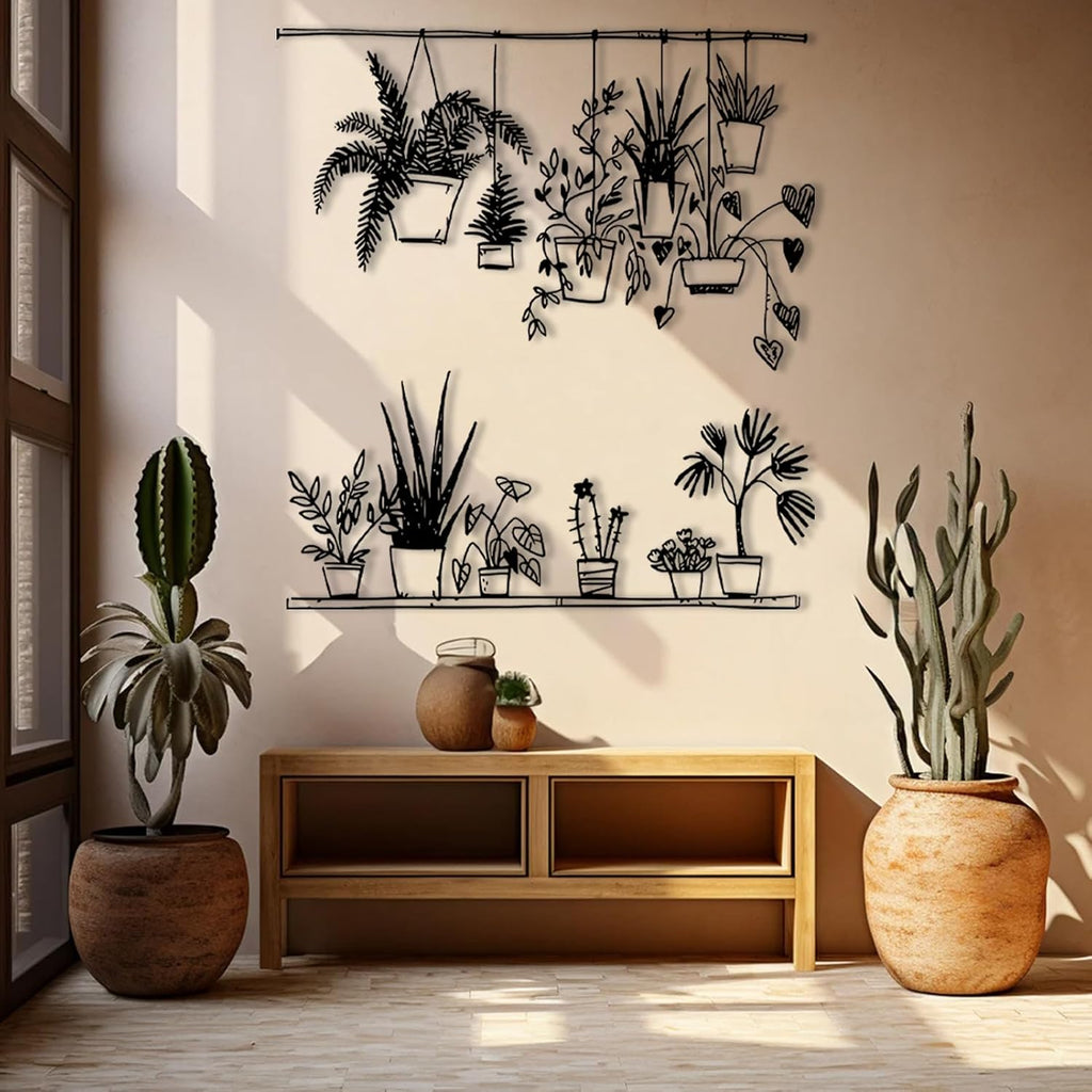 Metal Flower Outdoor Garden Wall Decor