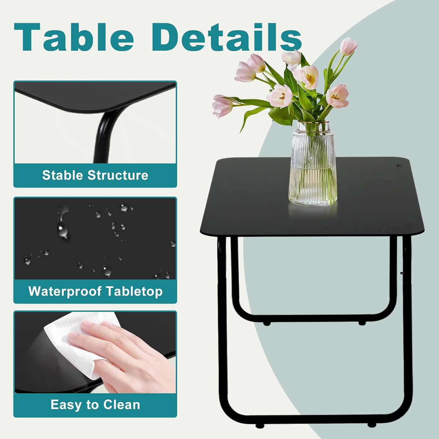 4 Piece Outdoor Patio Furniture Set