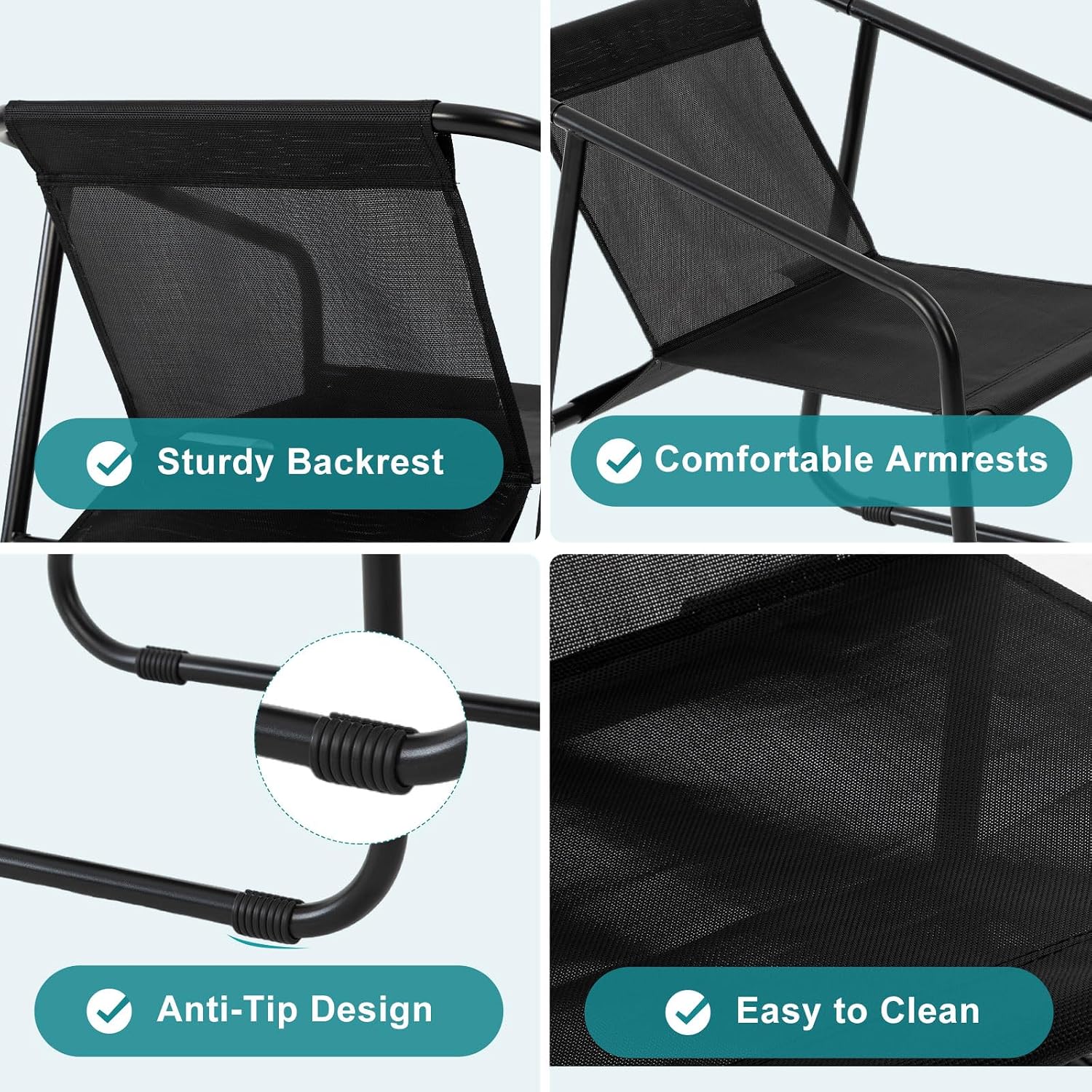 4 Piece Outdoor Patio Furniture Set