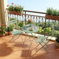 3 Piece Metal Patio Bistro Set