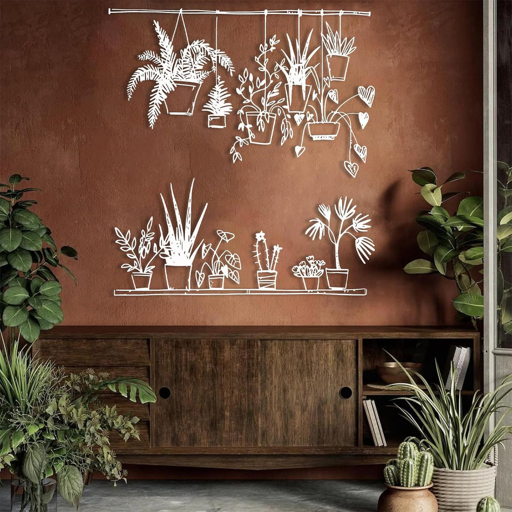 Metal Flower Outdoor Garden Wall Decor