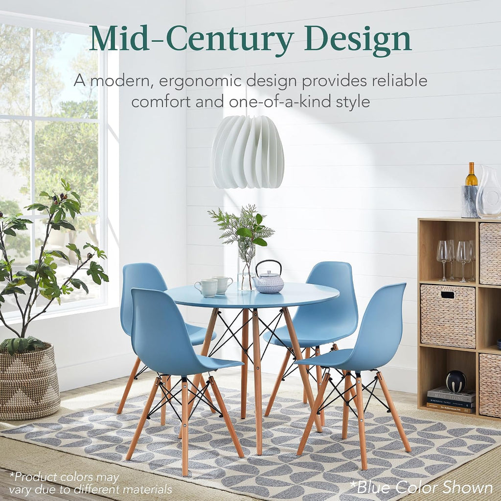 5-Piece Mid-Century Dining Set