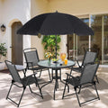 6 Piece Folding Patio Dining Set