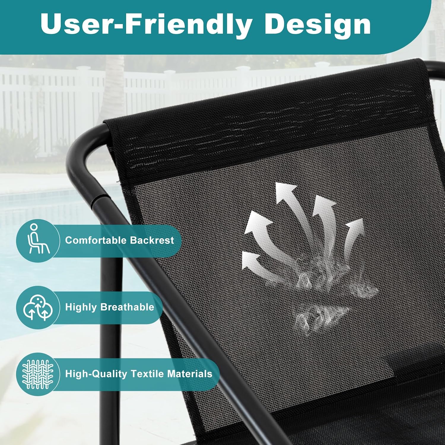 4 Piece Outdoor Patio Furniture Set
