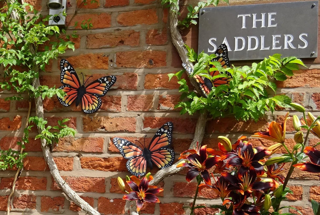 3Pcs 3D Metal Butterfly Wall Decor