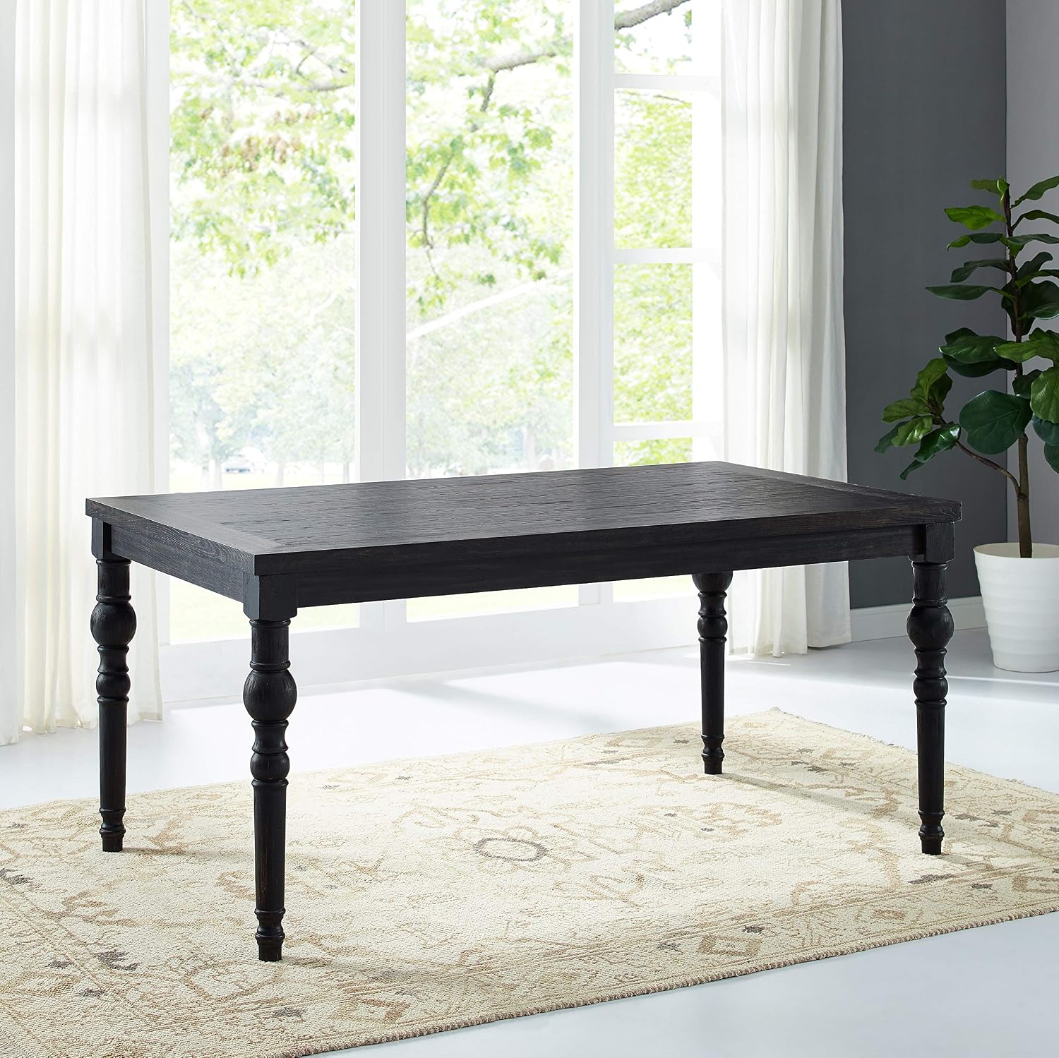 Grey Counter Height Dining Set with 6 Chairs