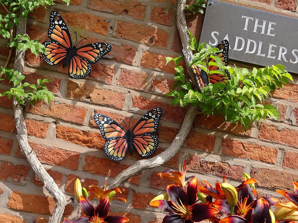 3Pcs 3D Metal Butterfly Wall Decor
